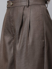 KOTTY Regular Fit Women Brown Trousers 