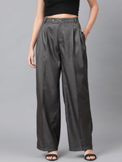 KOTTY Regular Fit Women Grey Trousers 