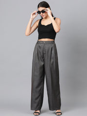 KOTTY Regular Fit Women Grey Trousers 