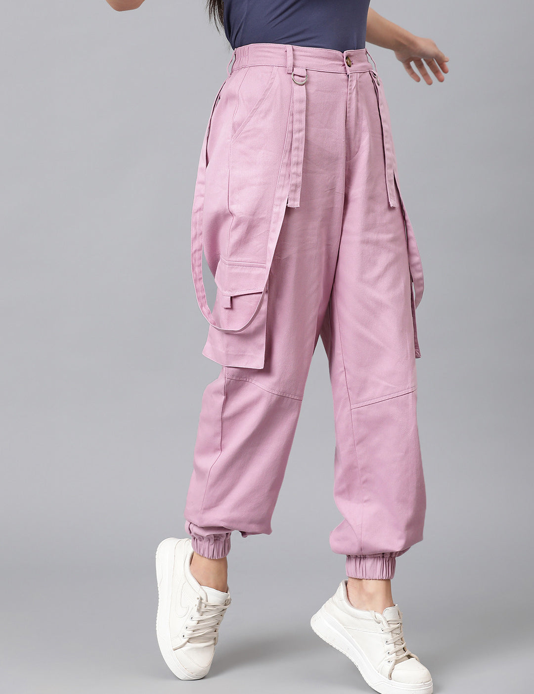 KOTTY Regular Fit Women Pink Trousers 