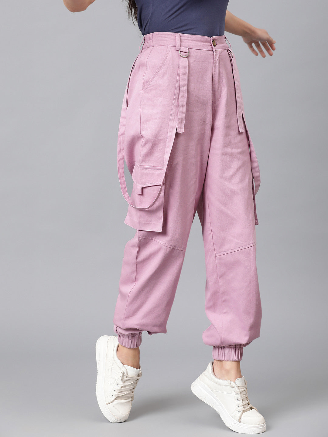 KOTTY Regular Fit Women Pink Trousers 