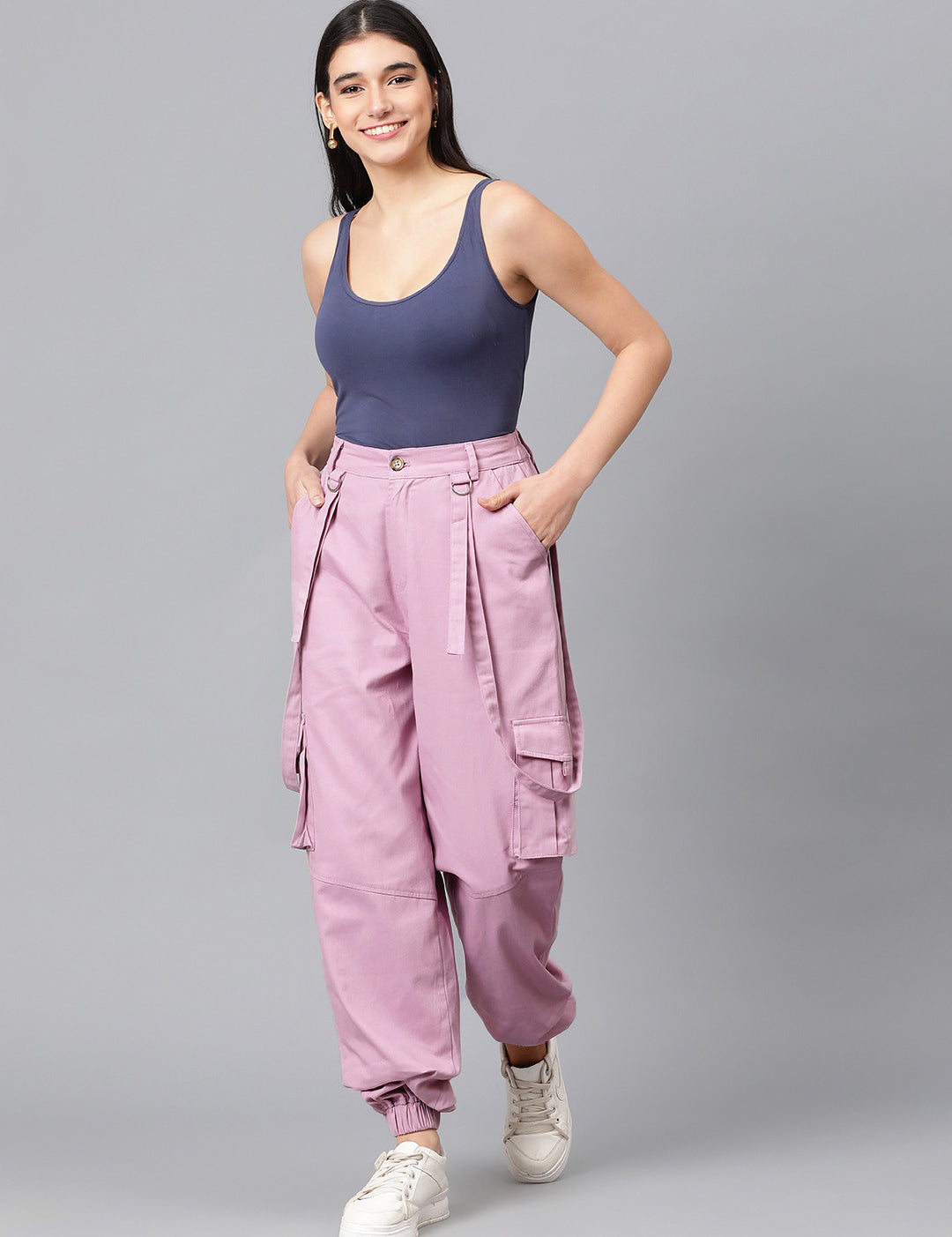 KOTTY Regular Fit Women Pink Trousers 