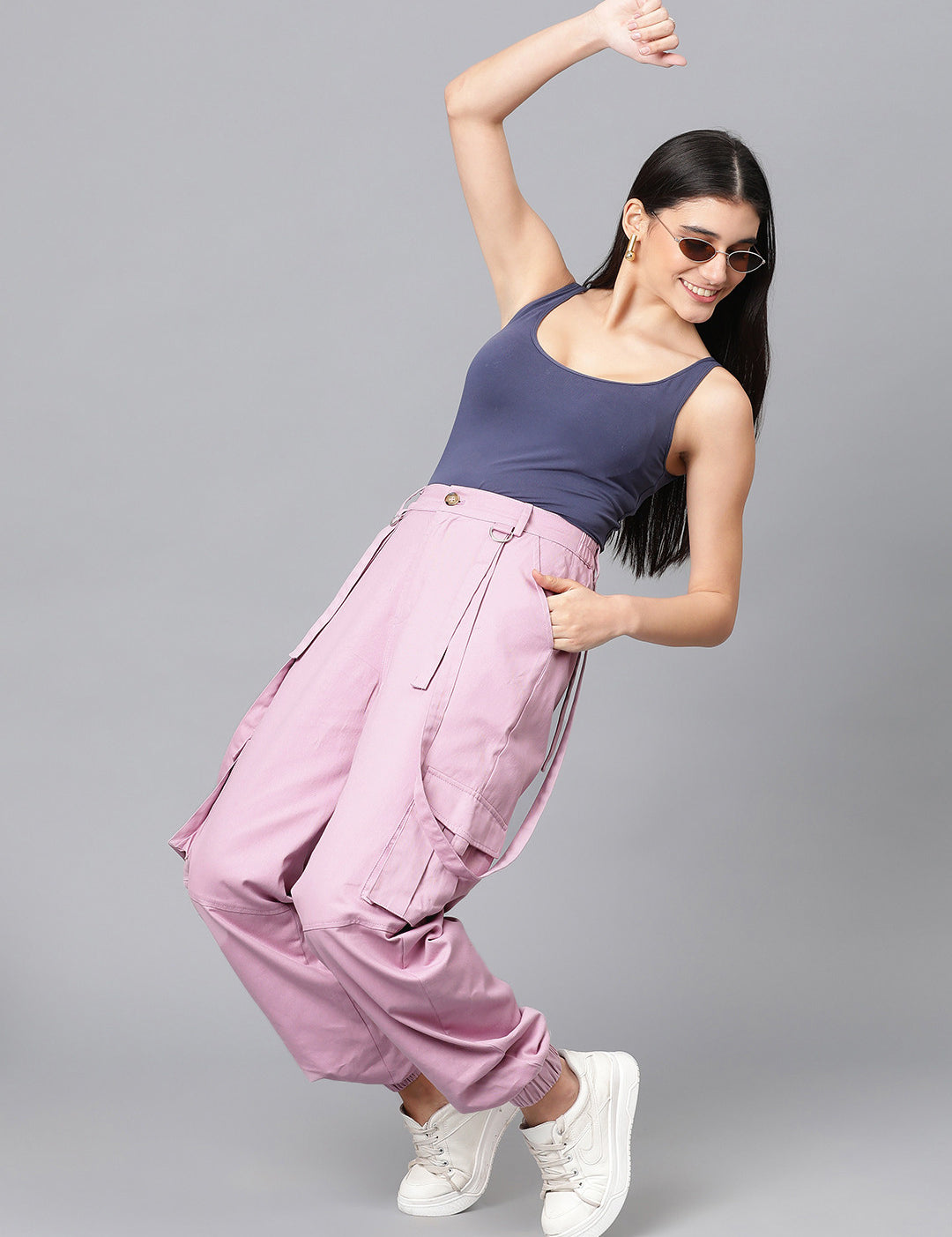 KOTTY Regular Fit Women Pink Trousers 