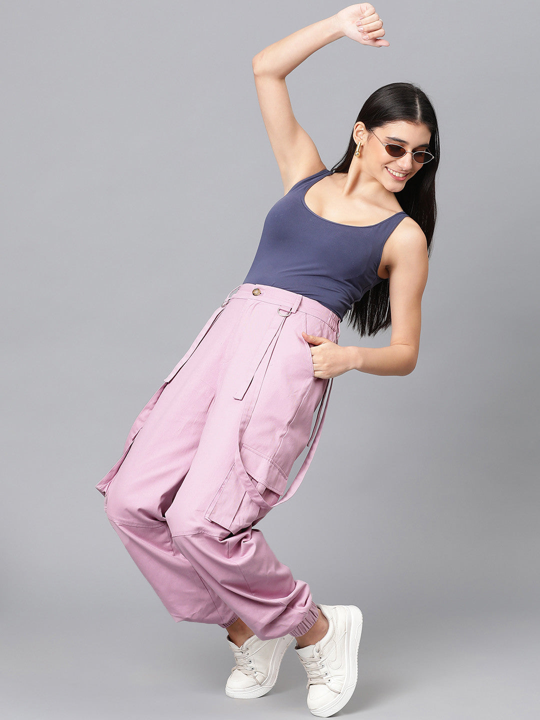 KOTTY Regular Fit Women Pink Trousers 