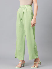 KOTTY Regular Fit Women Green Trousers 