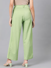 KOTTY Regular Fit Women Green Trousers 