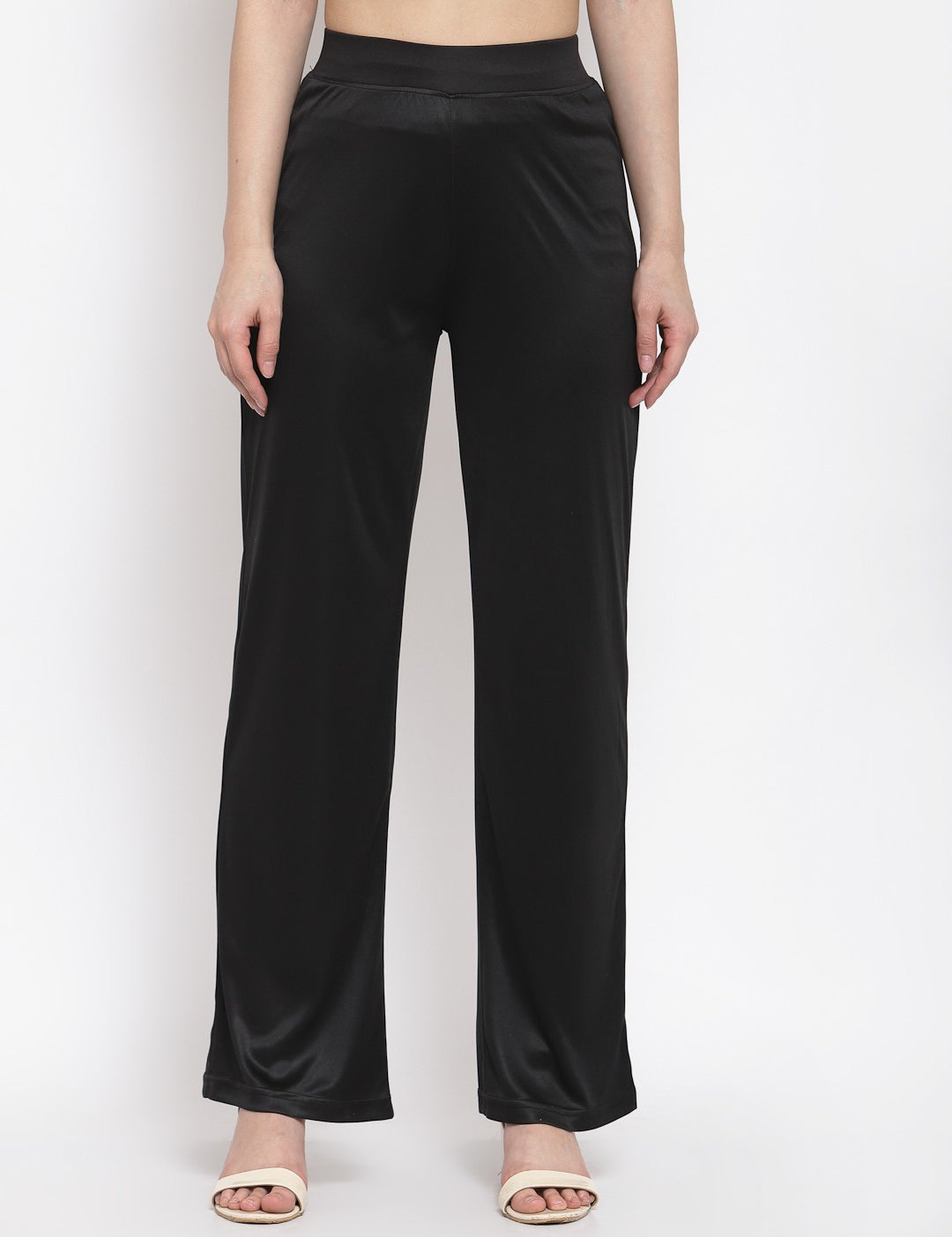 KOTTY Womens Solid Attractive High Rise Pant