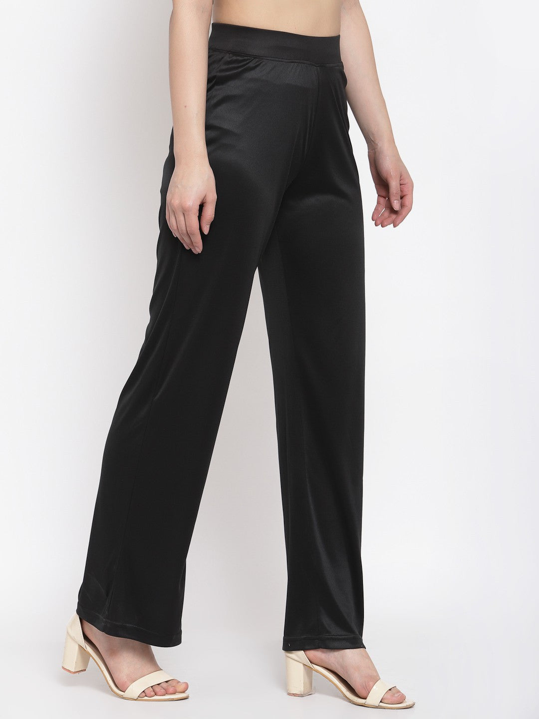 KOTTY Womens Solid Attractive High Rise Pant