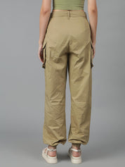 KOTTY Womens Solid Attractive High Rise Pant