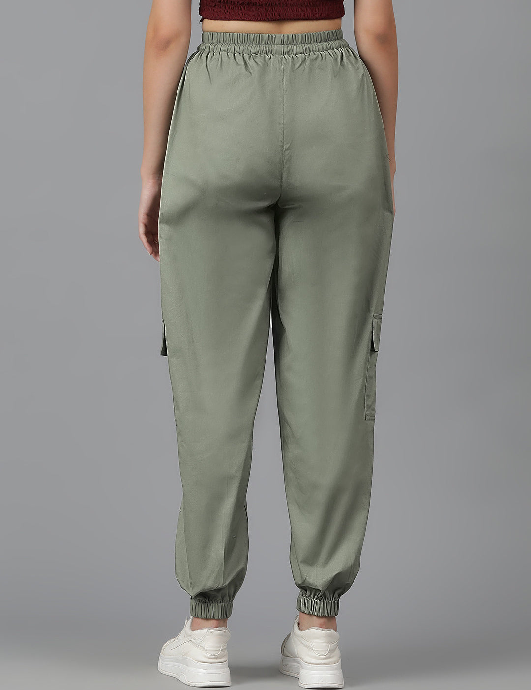 KOTTY Regular Fit Women Green Trousers 