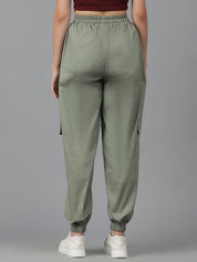 KOTTY Regular Fit Women Green Trousers 