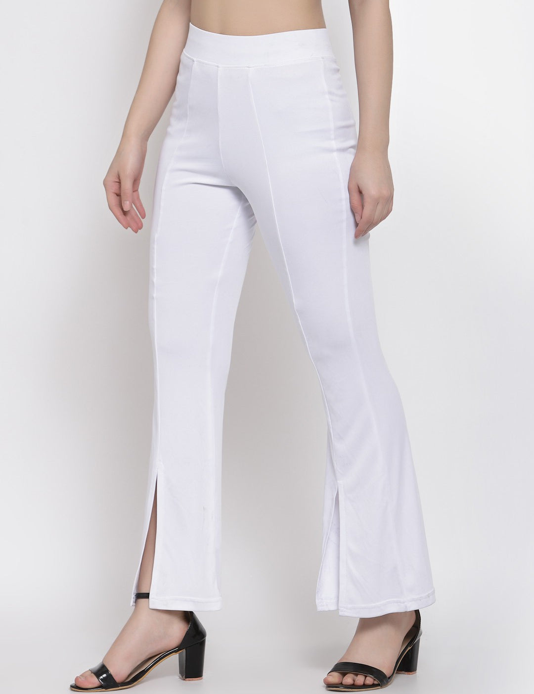 KOTTY Womens Solid Attractive High Rise Pant