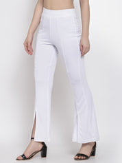 KOTTY Womens Solid Attractive High Rise Pant