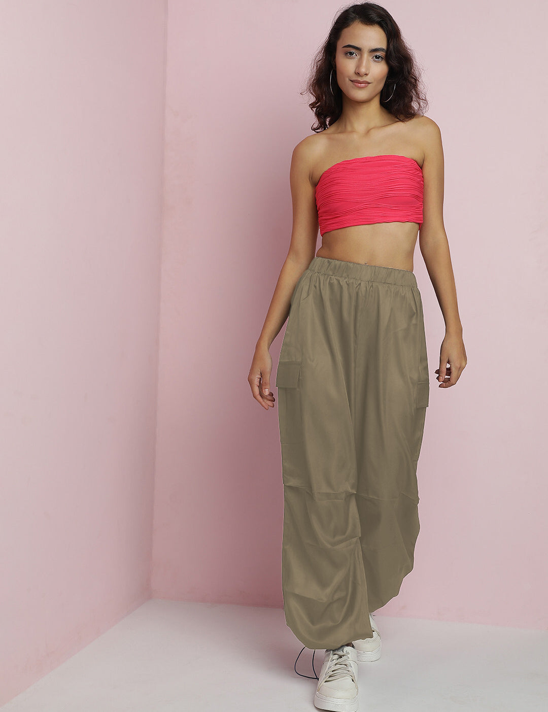 KOTTY Straight Fit Women Brown Trousers 