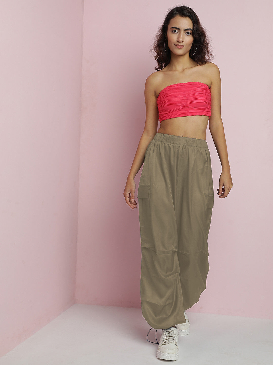 KOTTY Straight Fit Women Brown Trousers 