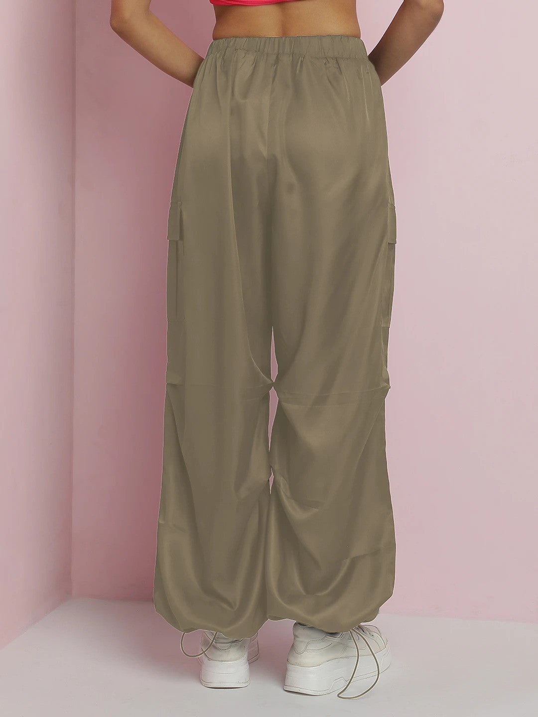 KOTTY Straight Fit Women Brown Trousers 