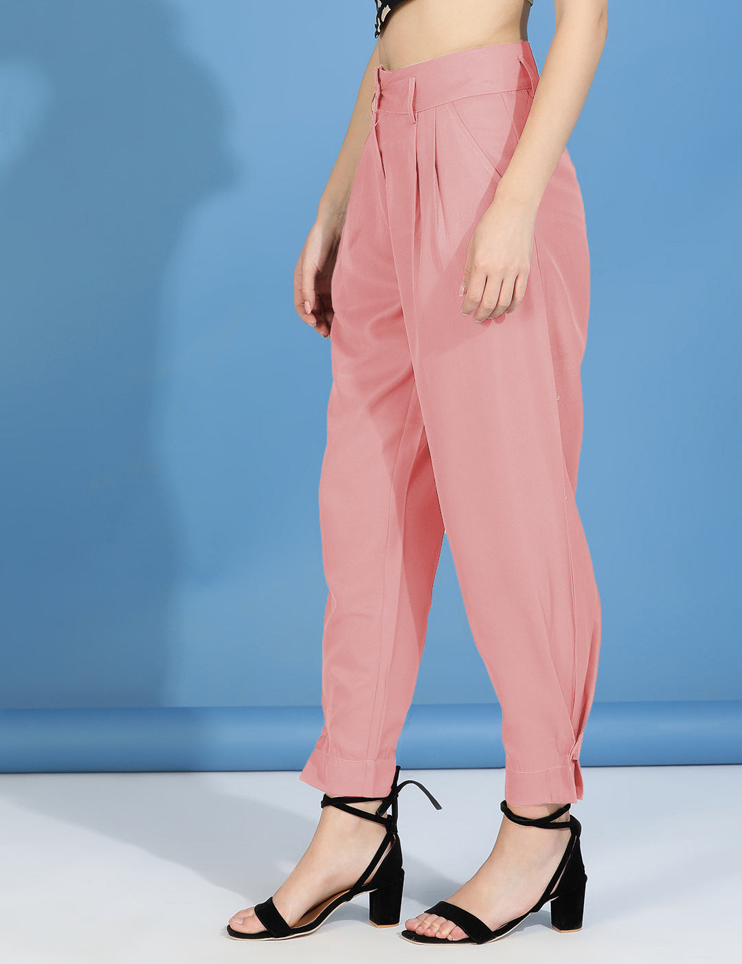 KOTTY Regular Fit Women Pink Trousers 