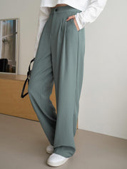 KOTTY Womens Solid Attractive High Rise Pant