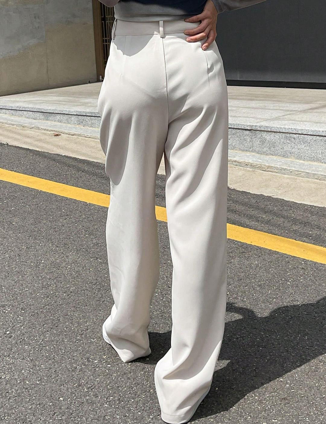 KOTTY Womens Solid Attractive High Rise Pant