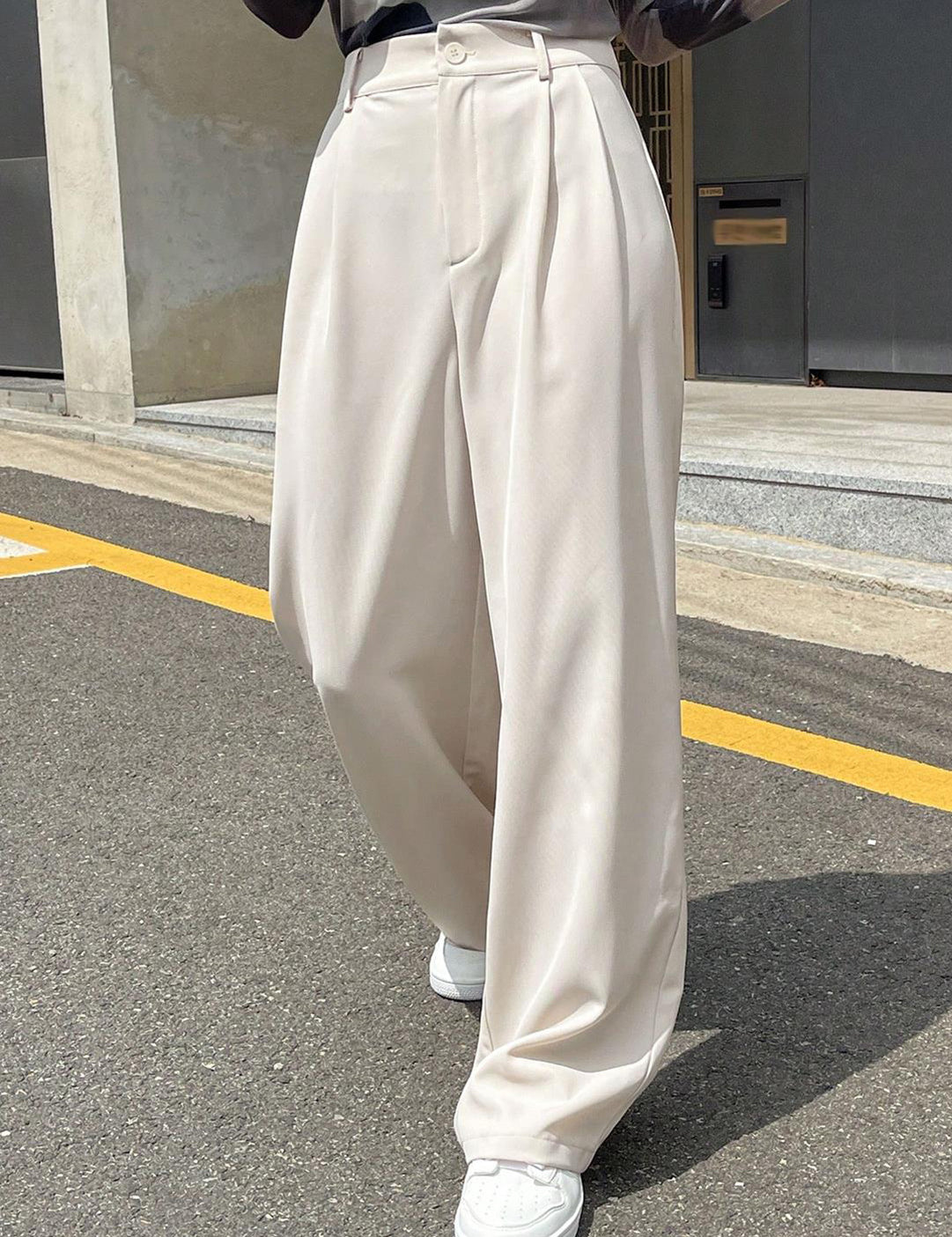 KOTTY Womens Solid Attractive High Rise Pant