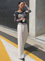 KOTTY Womens Solid Attractive High Rise Pant