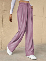 KOTTY Straight Fit Women Pink Trousers 