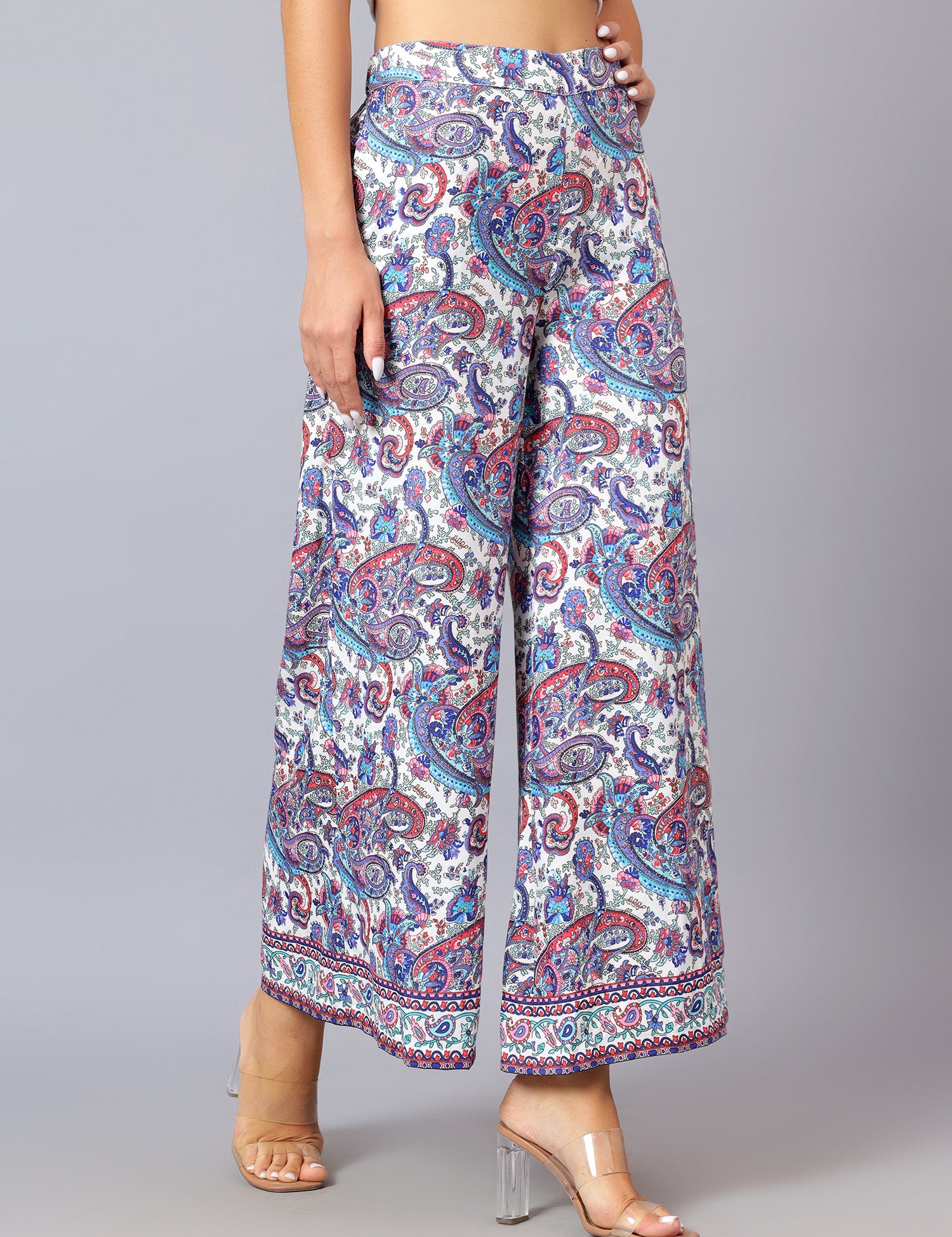 KOTTY Regular Fit Women Multicolor Trousers 