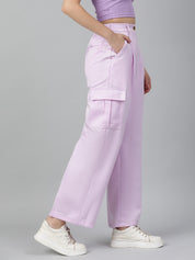 KOTTY Womens Solid Attractive High Rise Pant