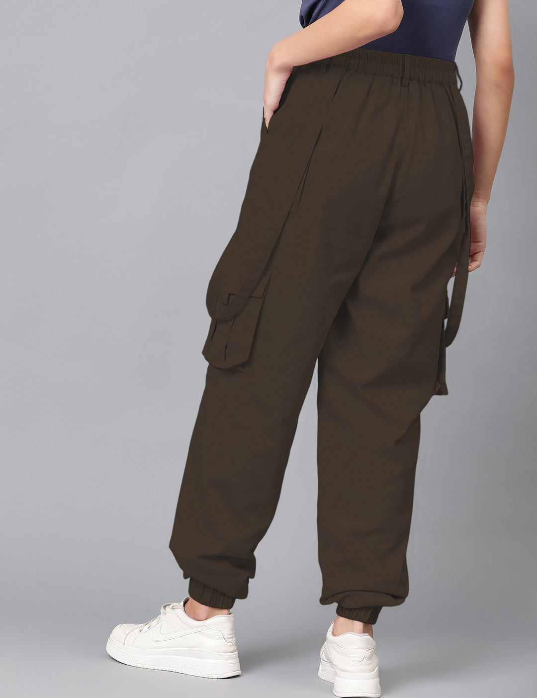 KOTTY Regular Fit Women Brown Trousers 