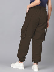KOTTY Regular Fit Women Brown Trousers 