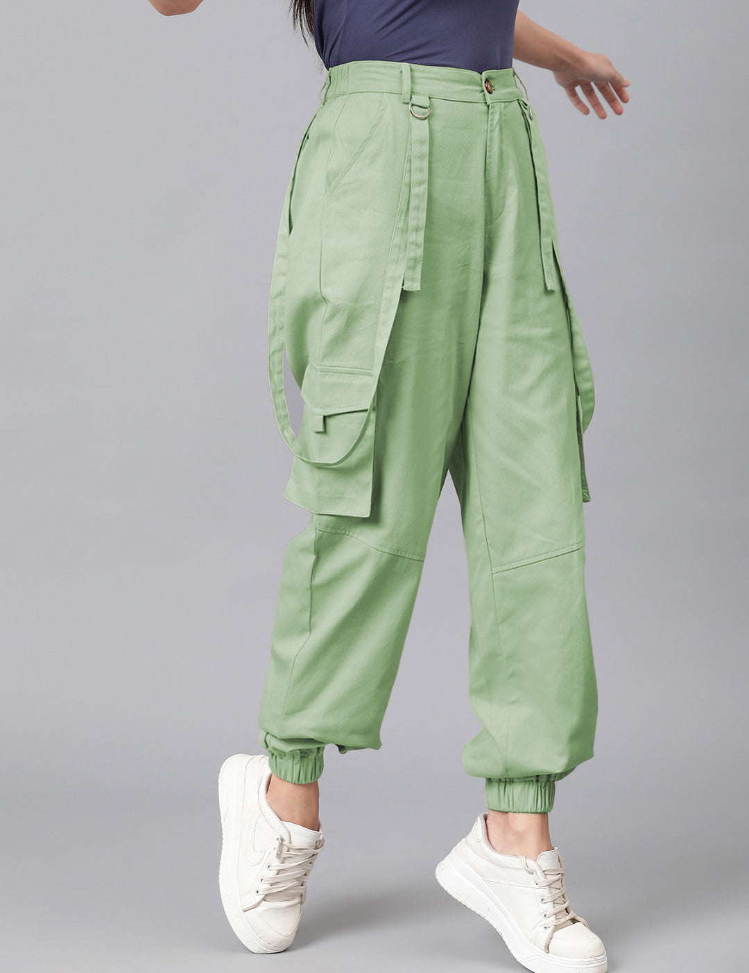 KOTTY Regular Fit Women Green Trousers 