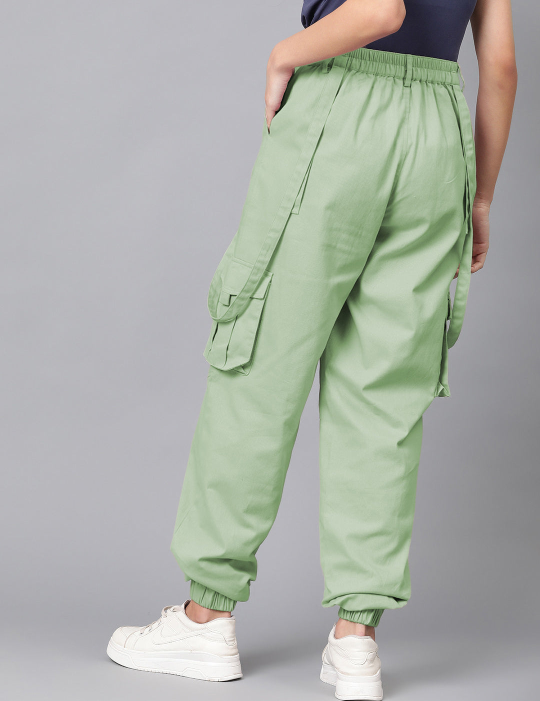 KOTTY Regular Fit Women Green Trousers 