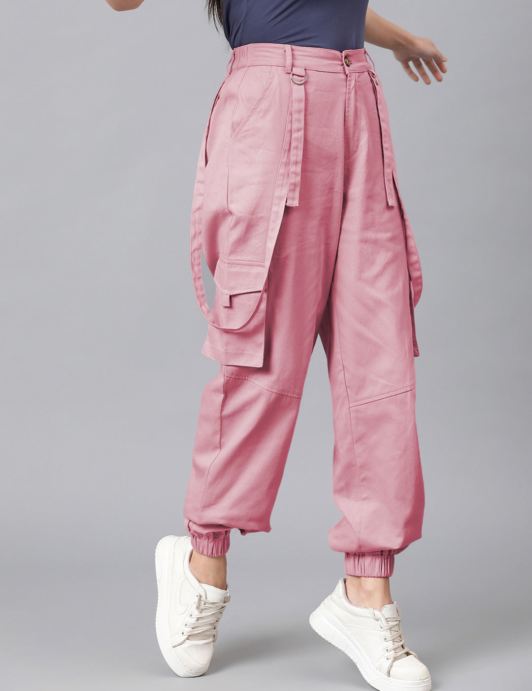 KOTTY Regular Fit Women Pink Trousers 
