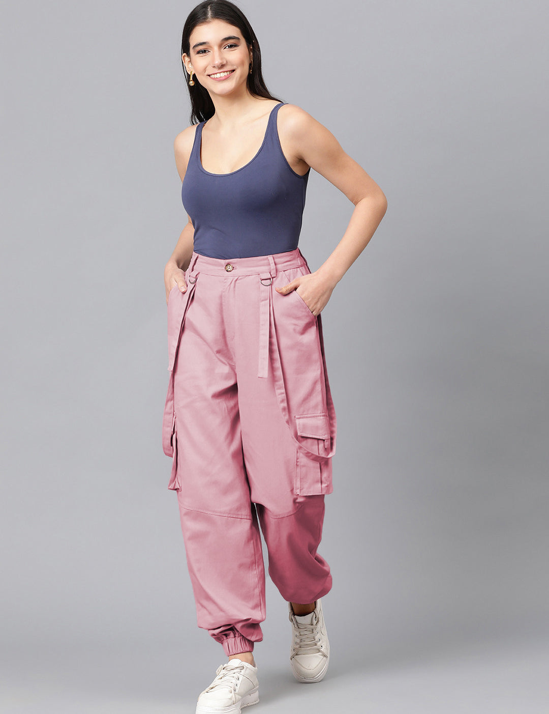 KOTTY Regular Fit Women Pink Trousers 