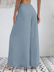 KOTTY Flared Women Light Blue Trousers 