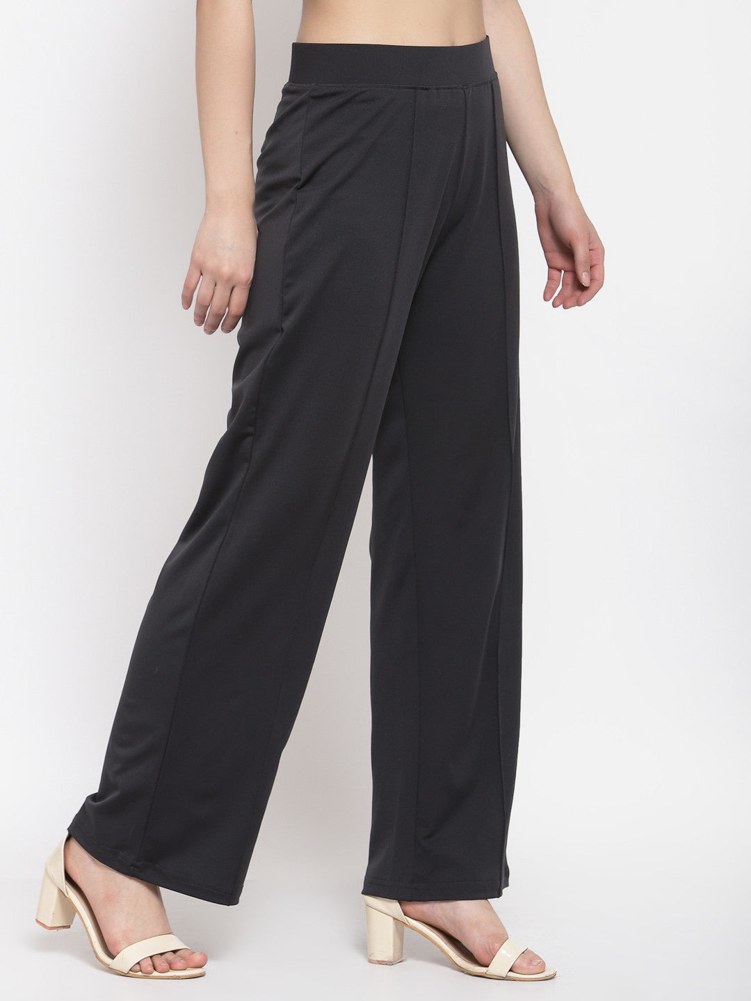 KOTTY Womens Solid Attractive High Rise Pant