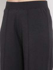 KOTTY Womens Solid Attractive High Rise Pant