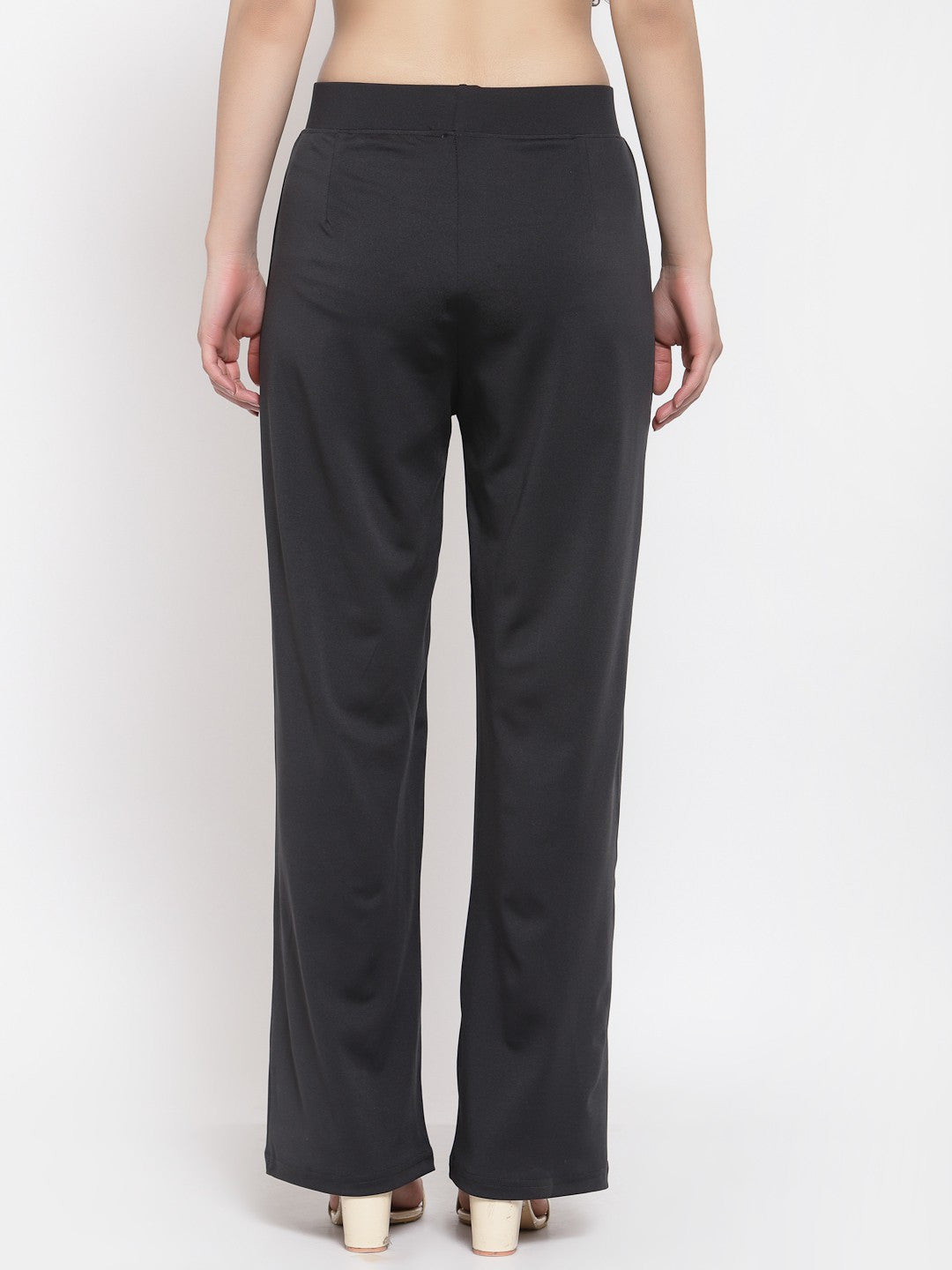 KOTTY Womens Solid Attractive High Rise Pant
