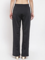 KOTTY Womens Solid Attractive High Rise Pant