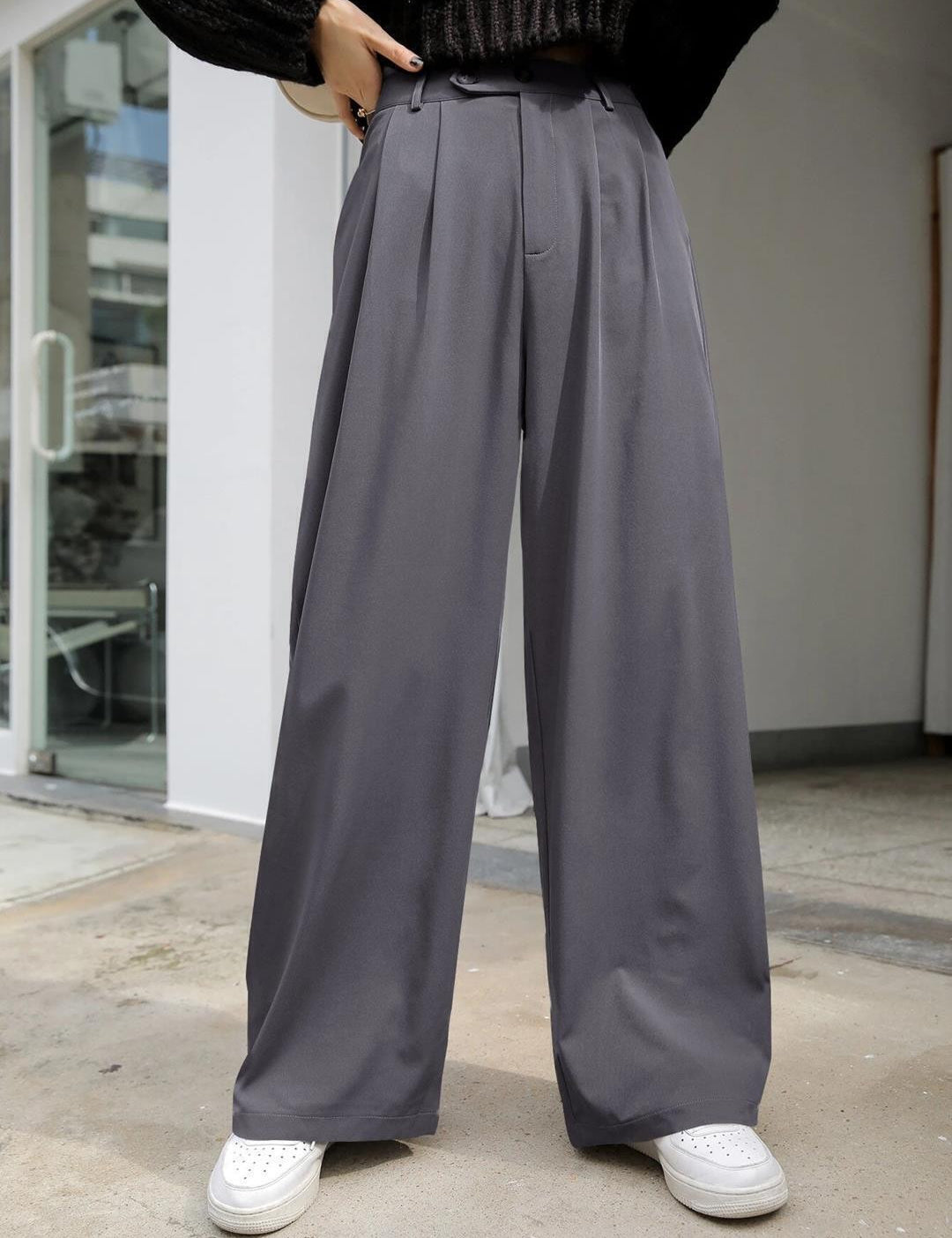 KOTTY Womens Solid Attractive High Rise Pant
