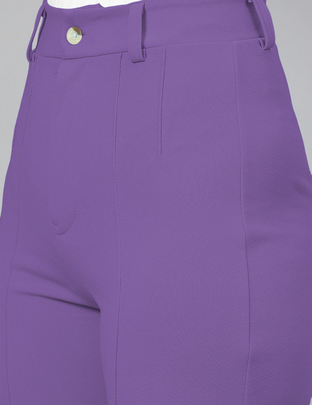 KOTTY Regular Fit Women Purple Trousers 