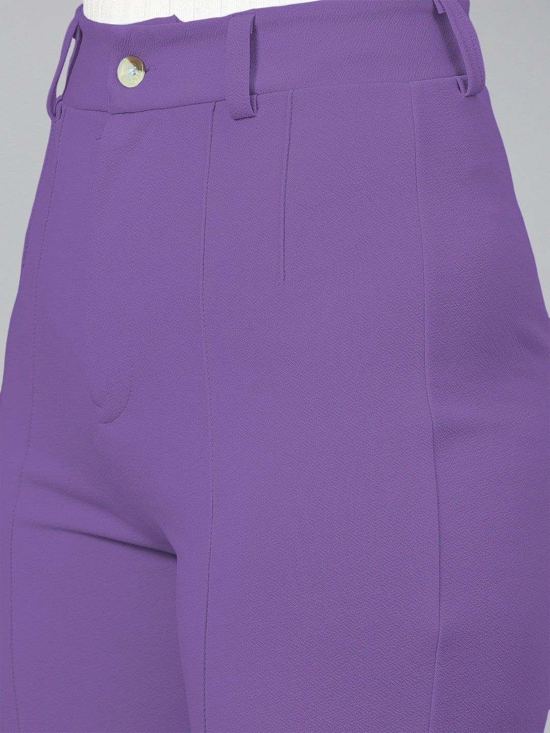 KOTTY Regular Fit Women Purple Trousers 
