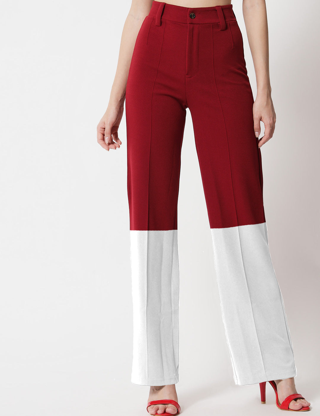 KOTTY Straight Fit Women Multicolor Trousers 
