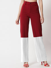 KOTTY Straight Fit Women Multicolor Trousers 