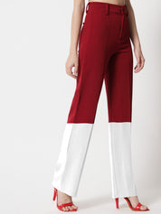 KOTTY Straight Fit Women Multicolor Trousers 