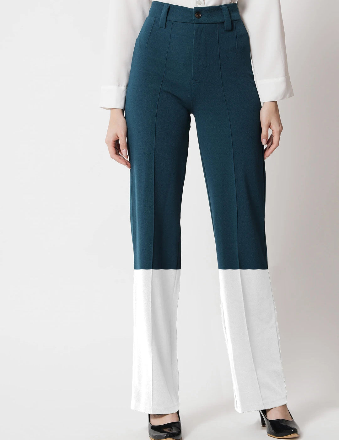 KOTTY Straight Fit Women Multicolor Trousers 