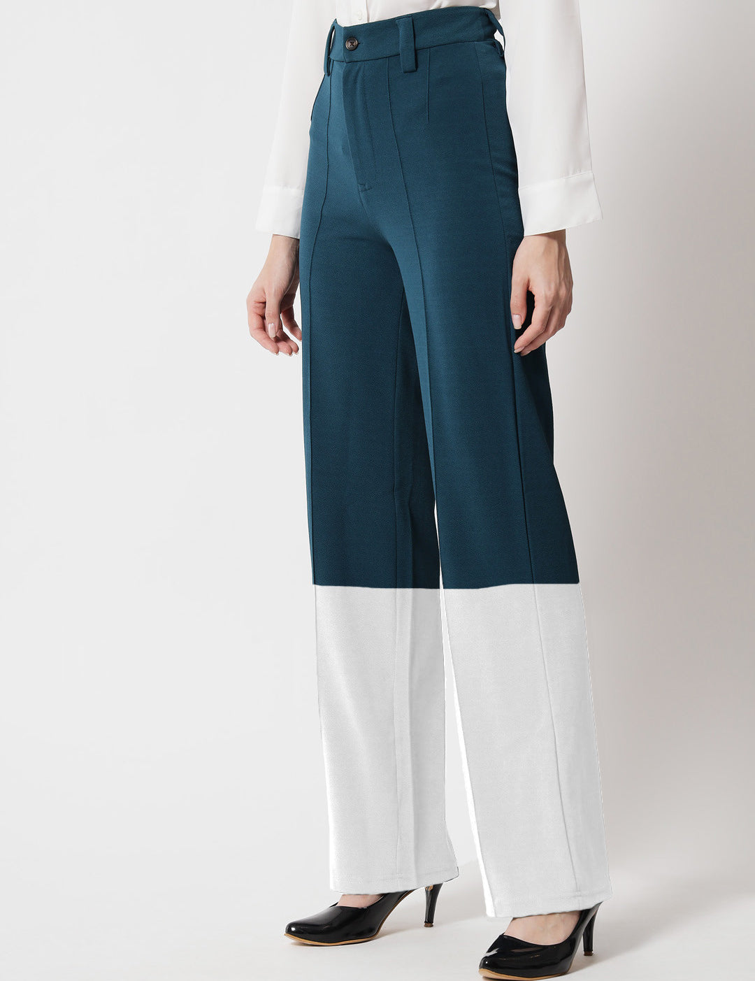 KOTTY Straight Fit Women Multicolor Trousers 