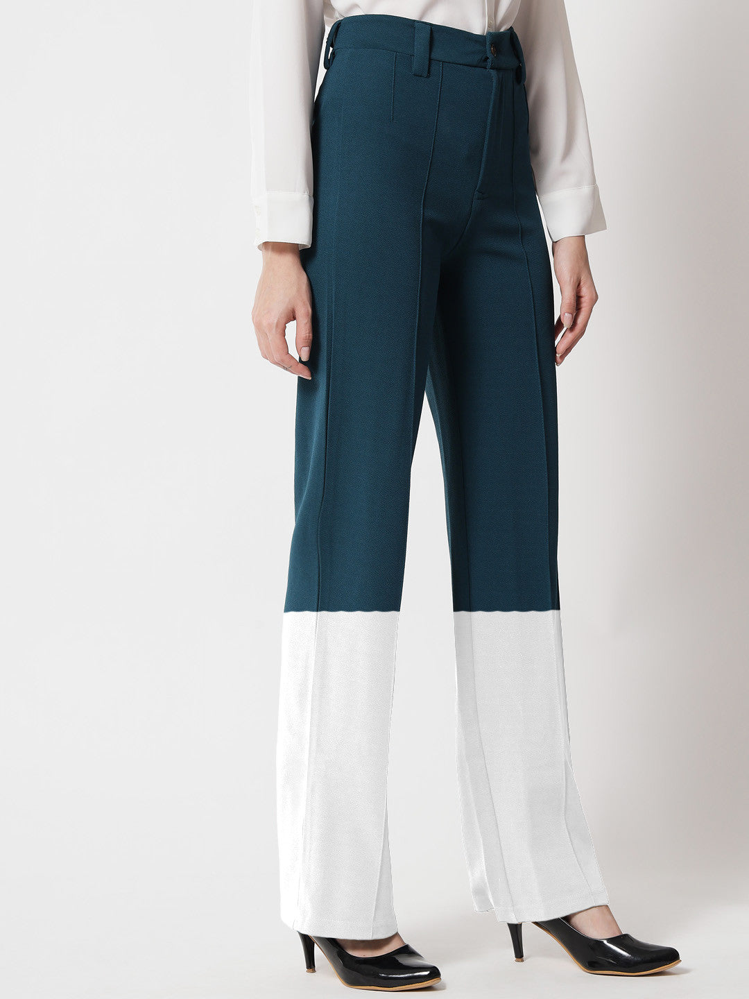 KOTTY Straight Fit Women Multicolor Trousers 