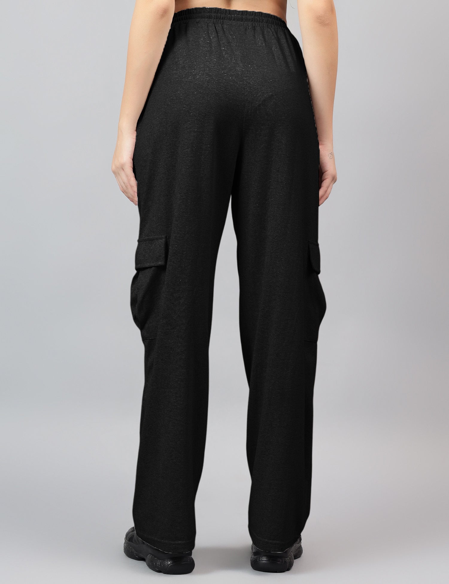 KOTTY Regular Fit Women Black Trousers 
