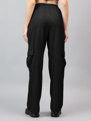 KOTTY Regular Fit Women Black Trousers 